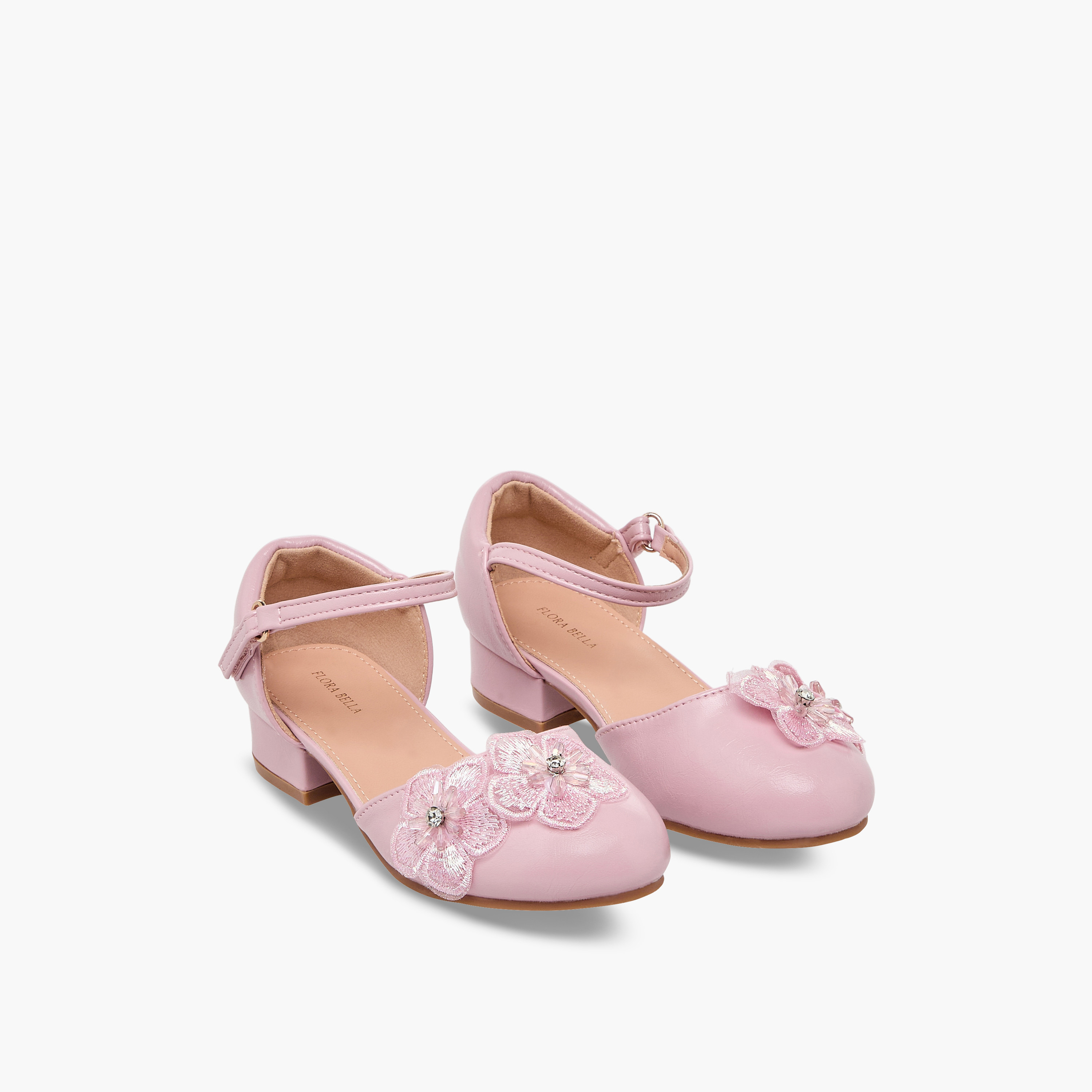 حذاء باليرينا بكعب بلوك للبنات من فلورا بيلا-girls-shoes-ballerinas-image-9