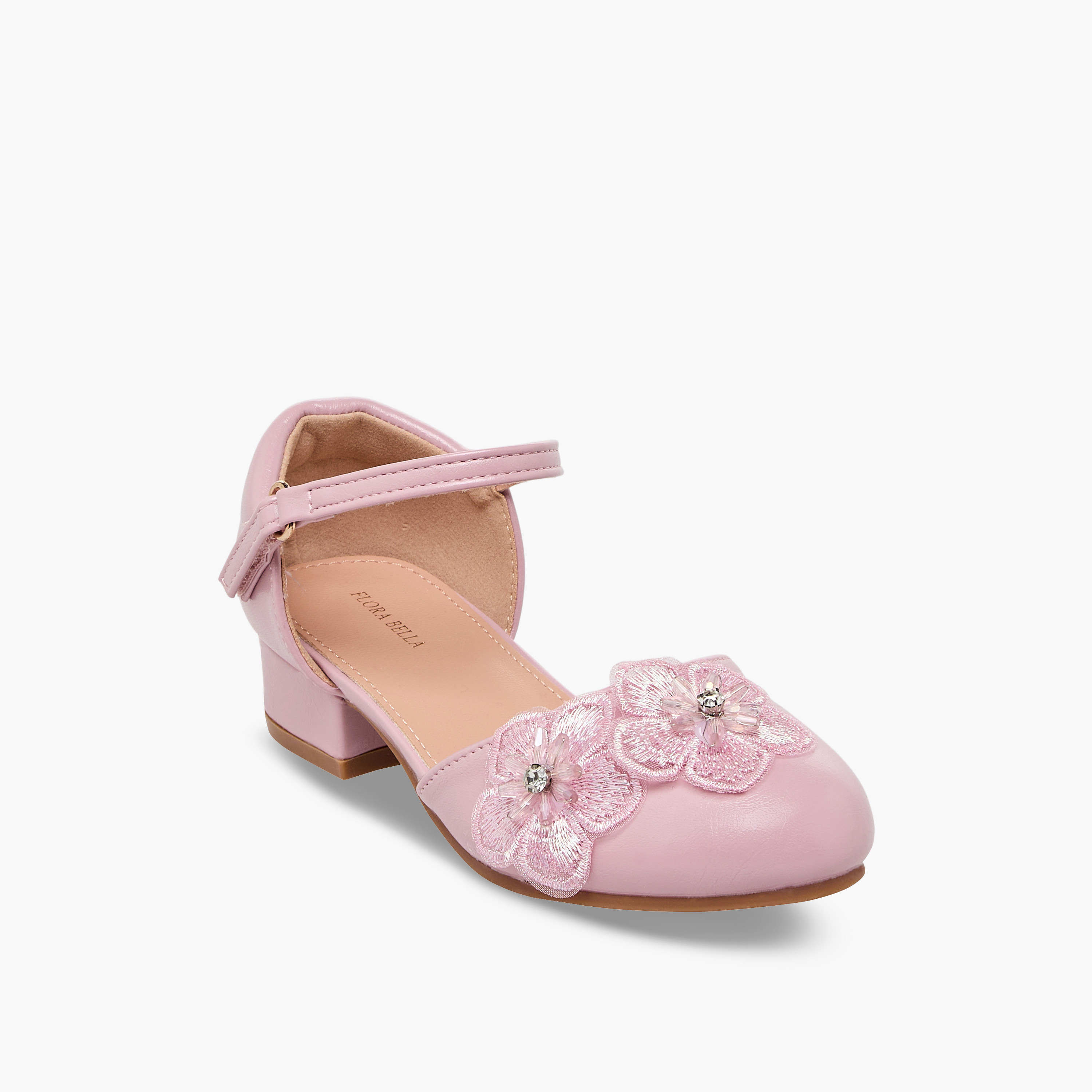 حذاء باليرينا بكعب بلوك للبنات من فلورا بيلا-girls-shoes-ballerinas-image-10