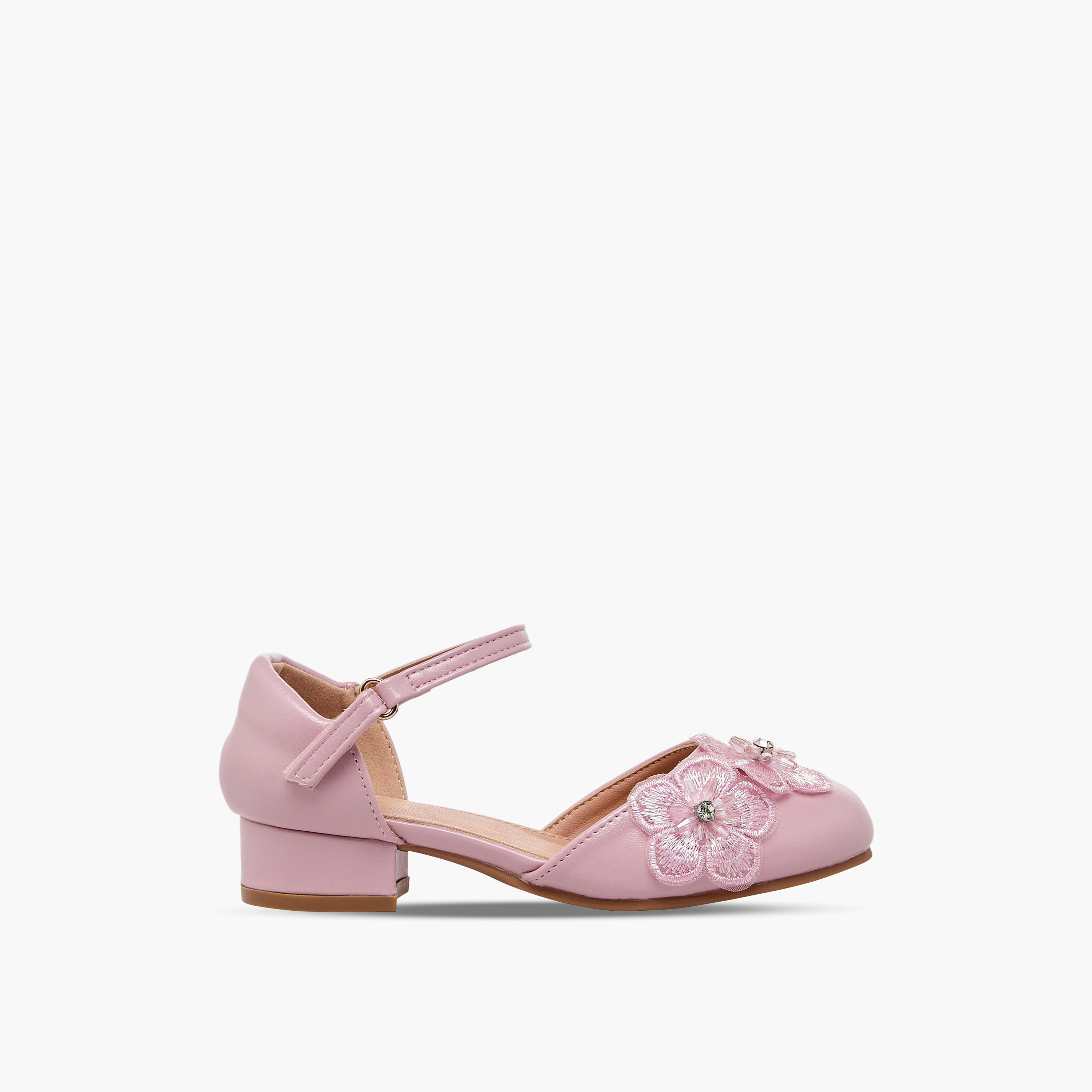 حذاء باليرينا بكعب بلوك للبنات من فلورا بيلا-girls-shoes-ballerinas-image-11