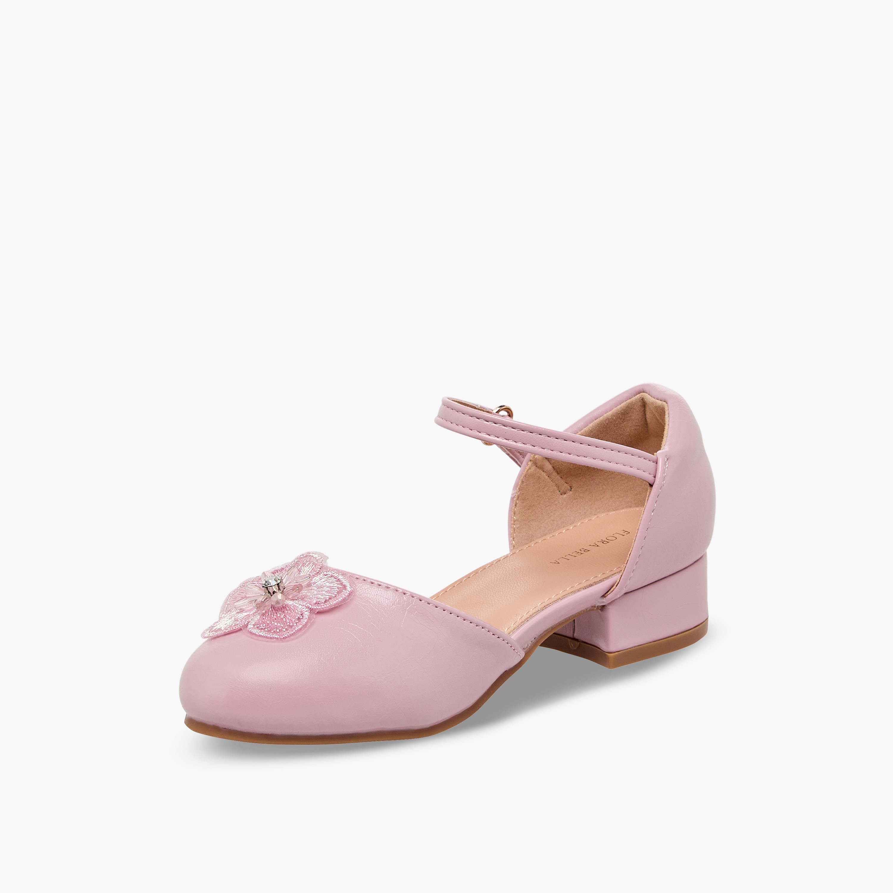حذاء باليرينا بكعب بلوك للبنات من فلورا بيلا-girls-shoes-ballerinas-image-12
