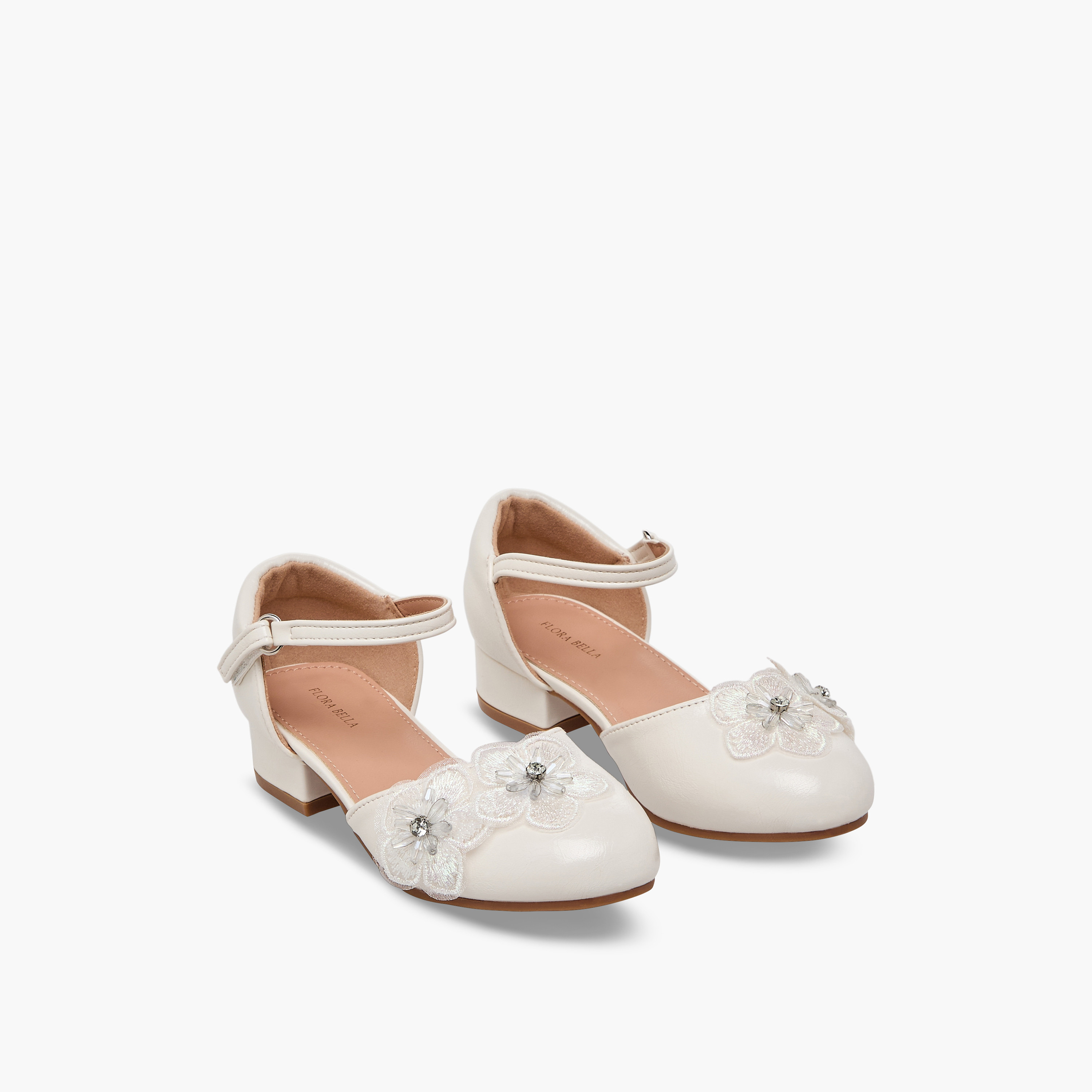 حذاء باليرينا بكعب بلوك للبنات من فلورا بيلا-girls-shoes-ballerinas-image-1