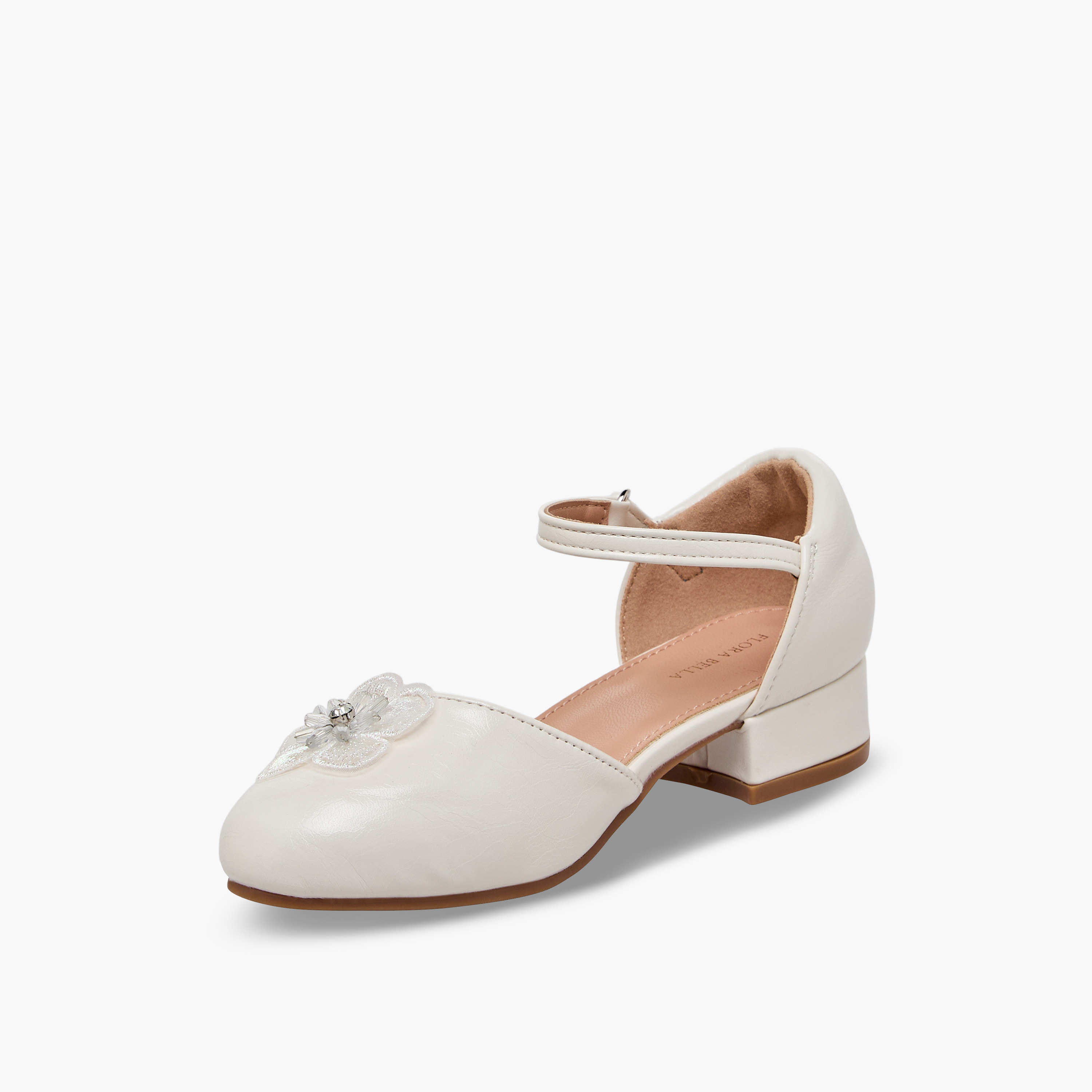 حذاء باليرينا بكعب بلوك للبنات من فلورا بيلا-girls-shoes-ballerinas-image-4