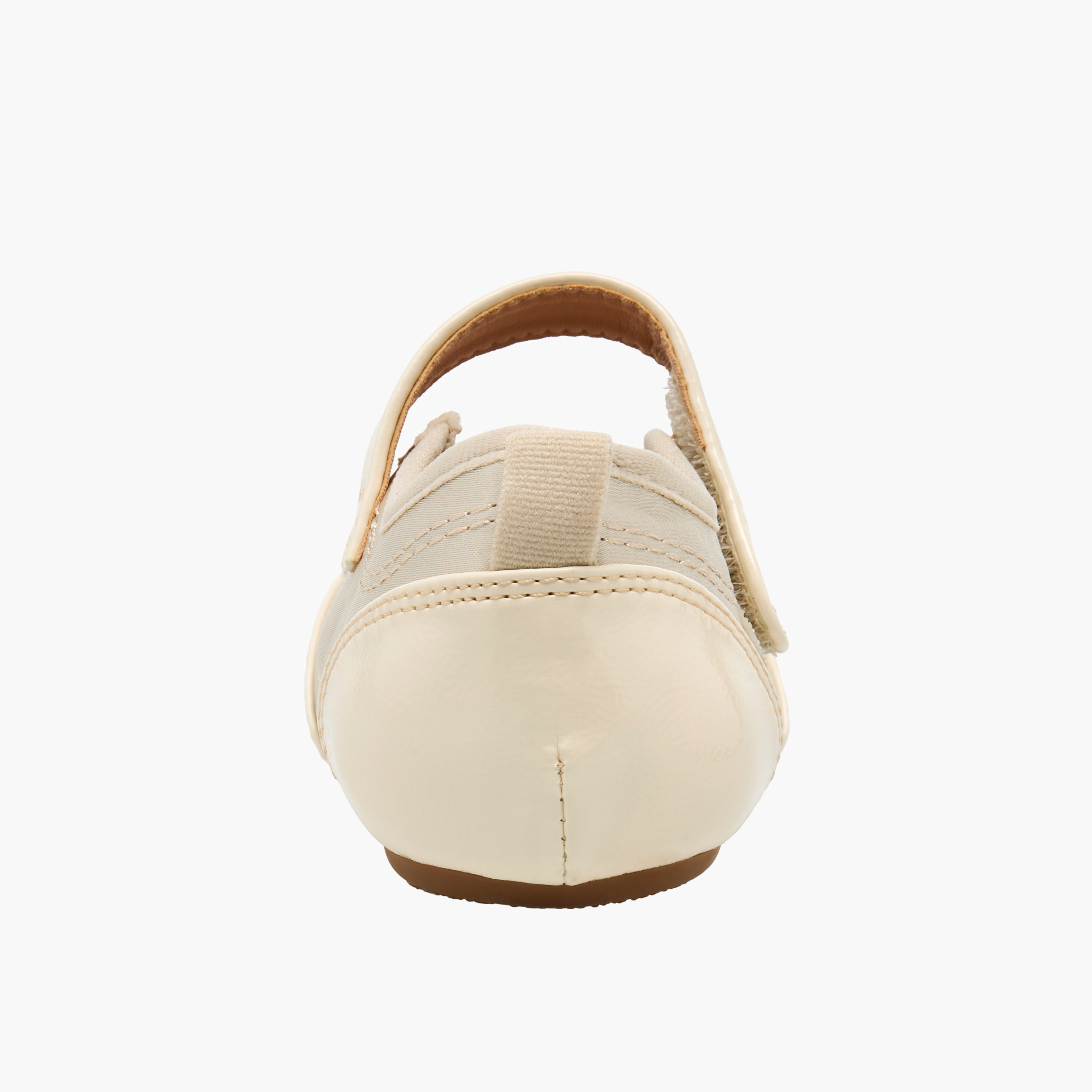 حذاء ماري جين بشريط إغلاق لاصق وتفاصيل مغرزة من فلورا بيلا-girls-shoes-maryjanes-image-10