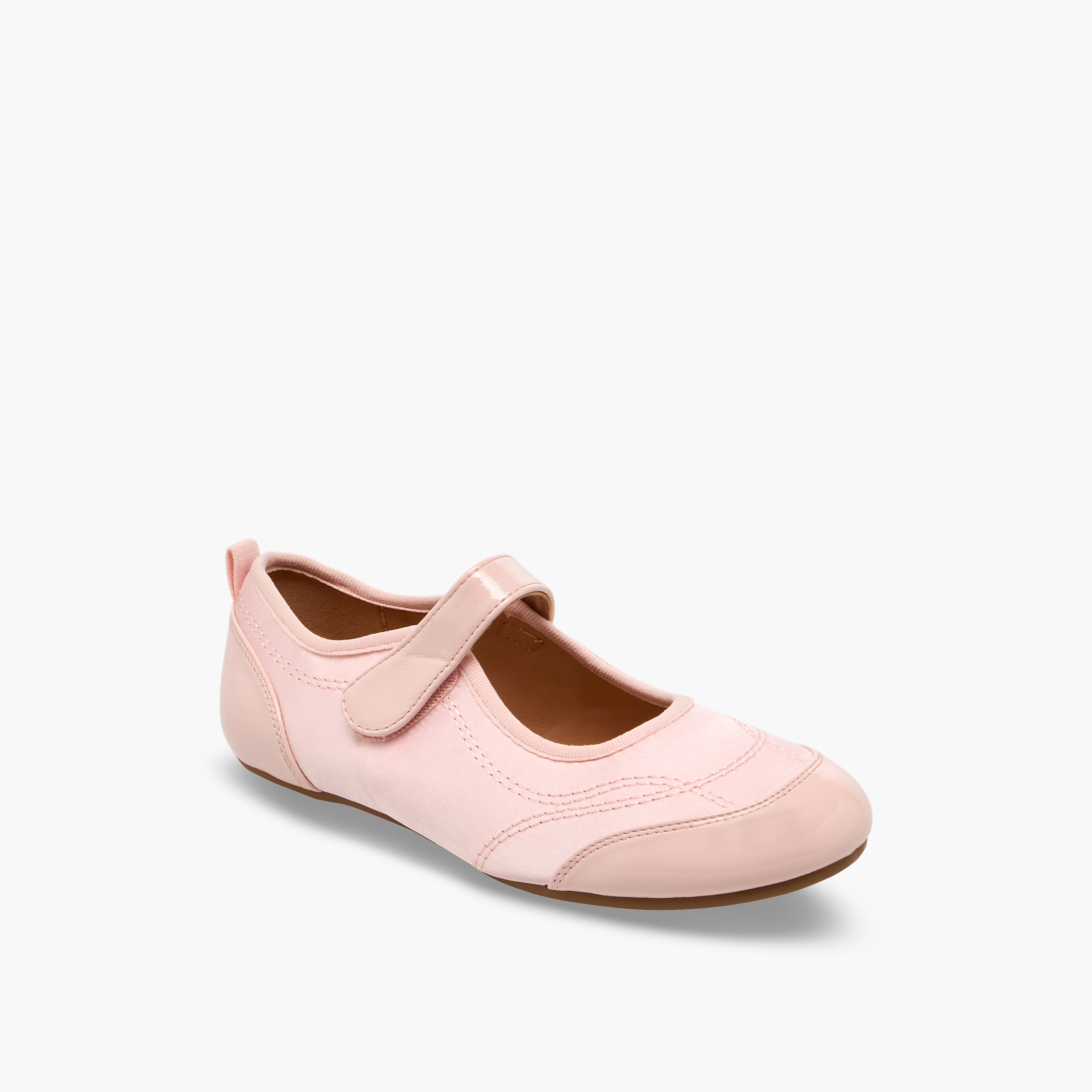 حذاء ماري جين بتفاصيل مغرزة للبنات من فلورا بيلا-girls-shoes-maryjanes-image-2