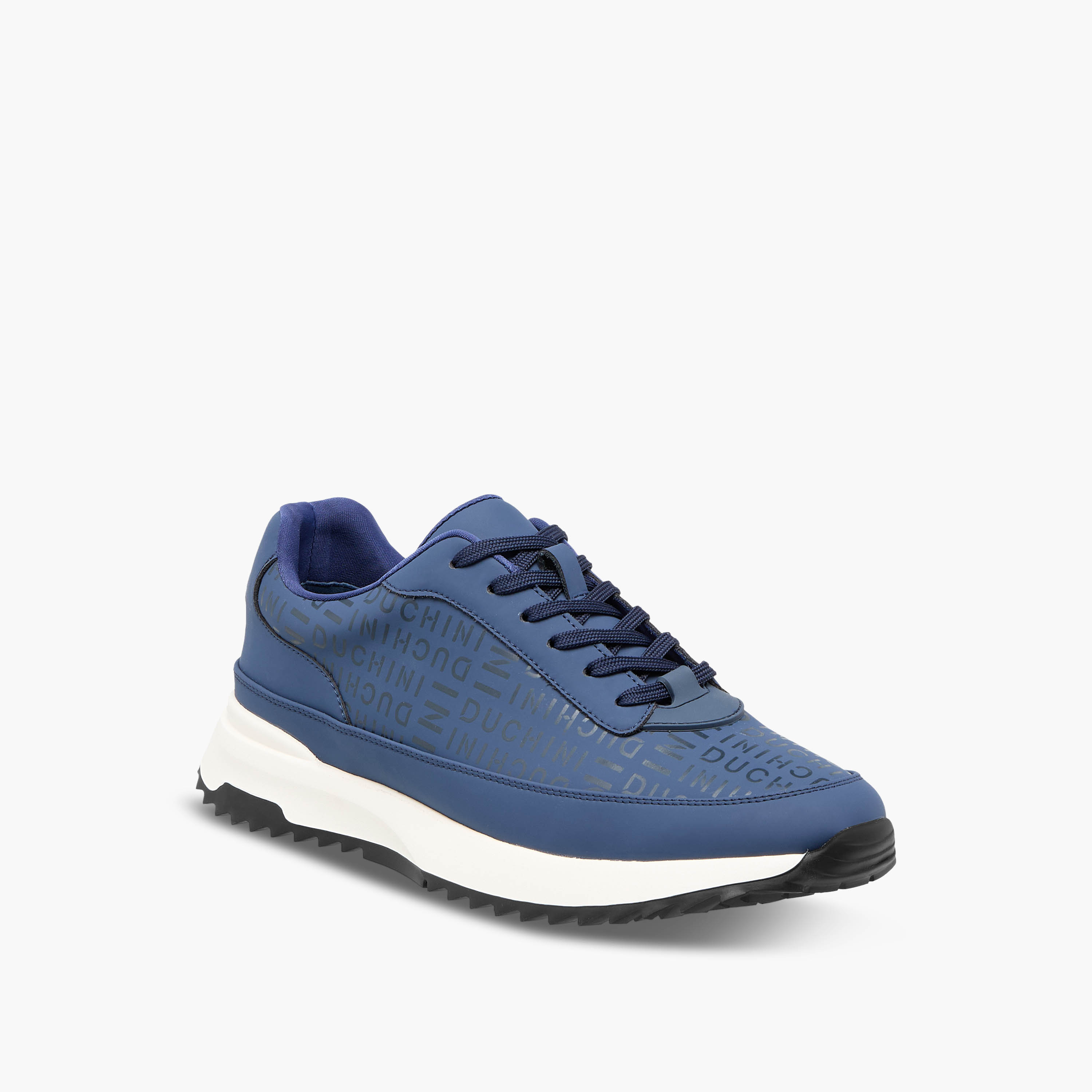 Duchini Men Genuine Leather Lace-Up Sneakers-men-shoes-sneakers-image-2