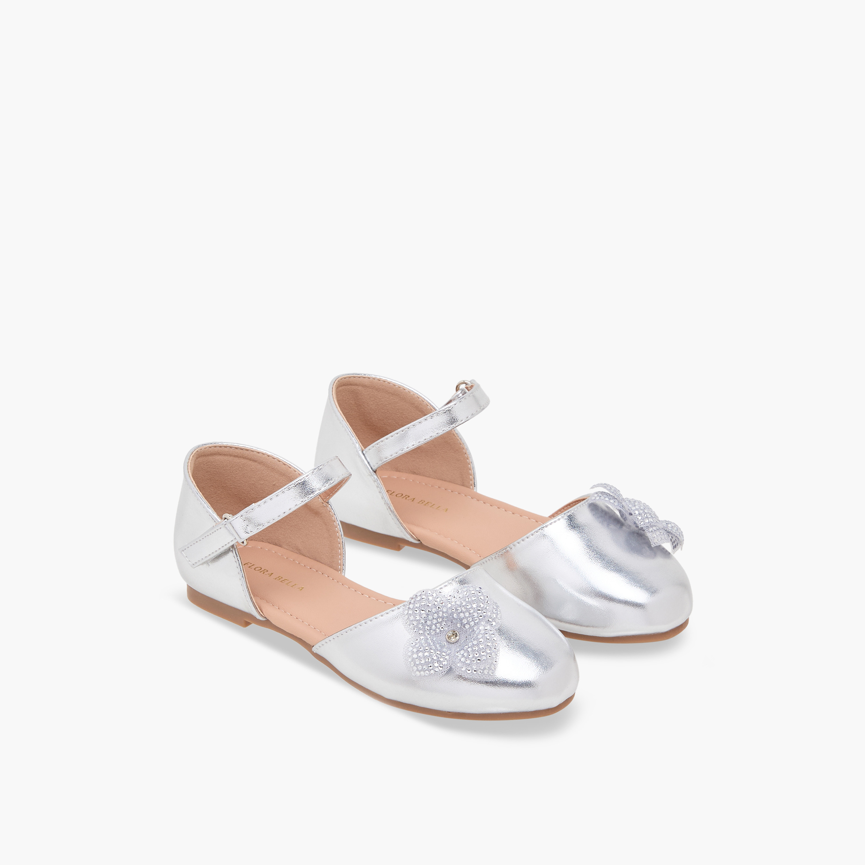 حذاء باليرينا مزين للبنات من فلورا بيلا-girls-shoes-sandals-image-6