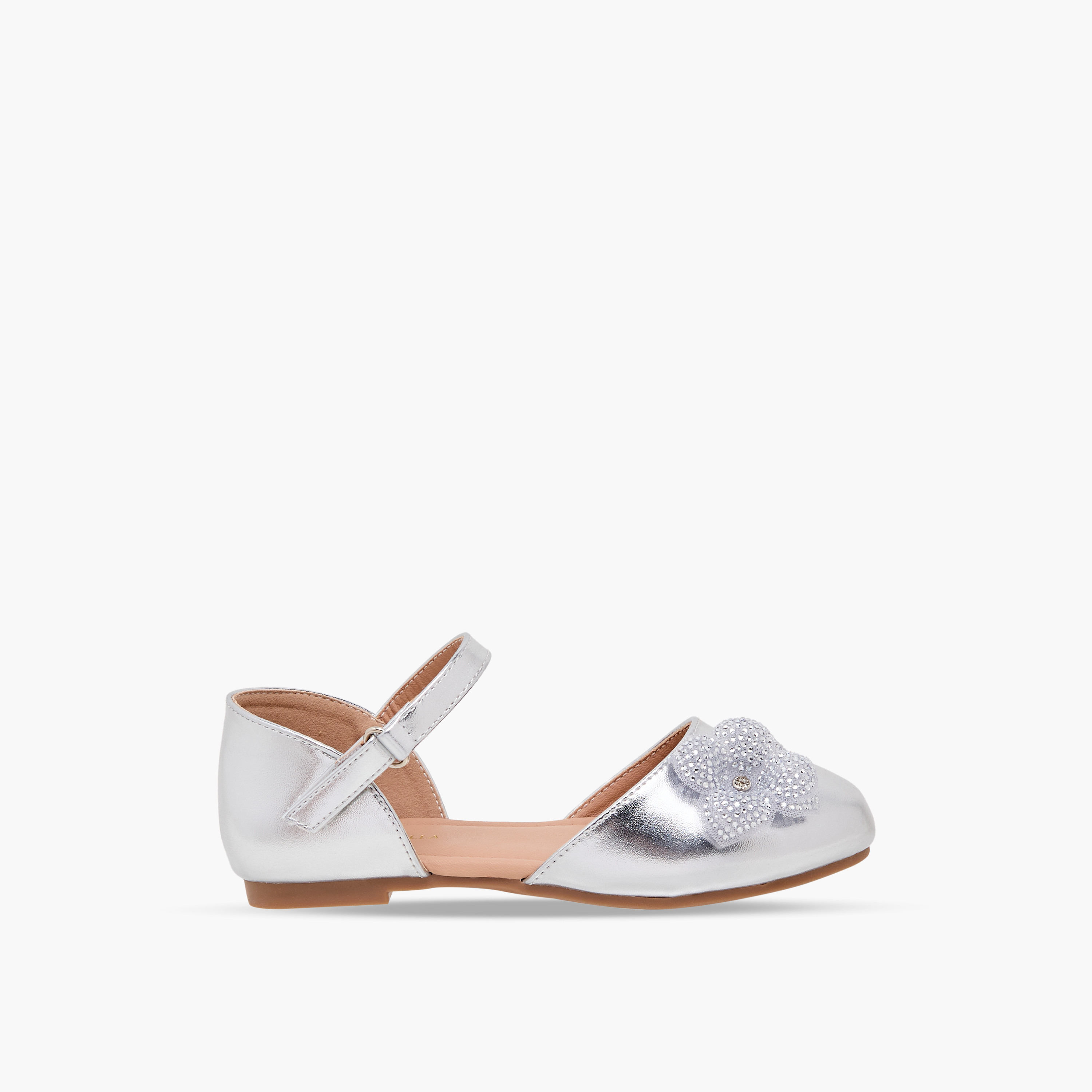 حذاء باليرينا مزين للبنات من فلورا بيلا-girls-shoes-sandals-image-8
