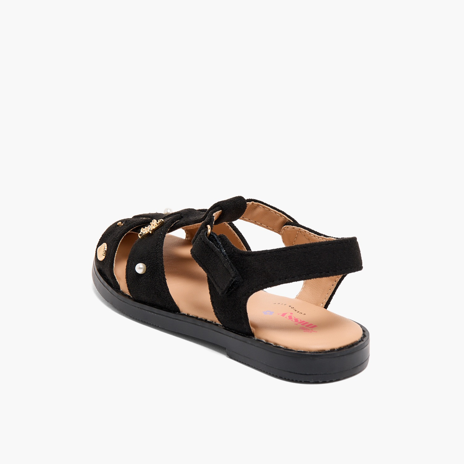 صندل مزين للبنات من ليتل ميسي-girls-shoes-sandals-image-4