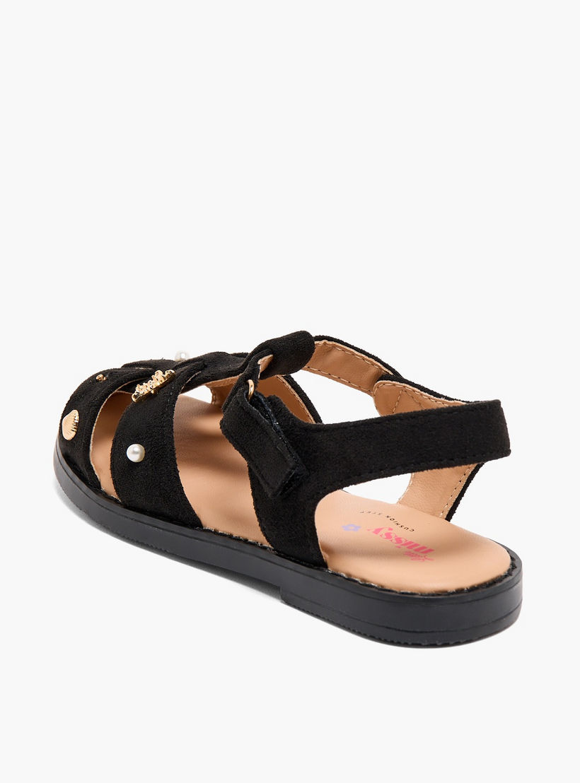 صندل مزين للبنات من ليتل ميسي-girls-shoes-sandals-image-4