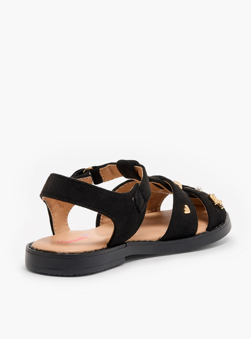 صندل مزين للبنات من ليتل ميسي-girls-shoes-sandals-image-5