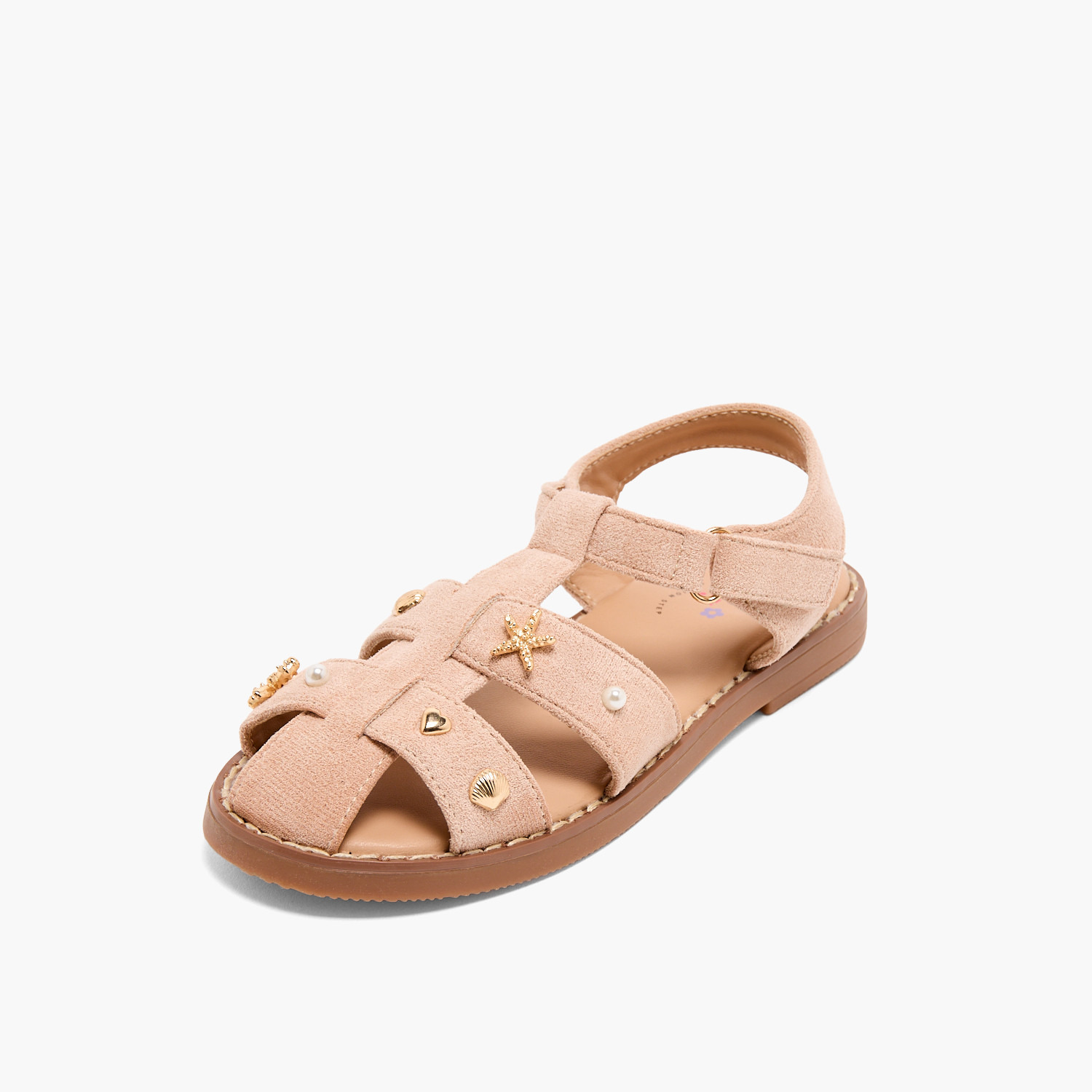 صندل مزين للبنات من ليتل ميسي-girls-shoes-sandals-image-3