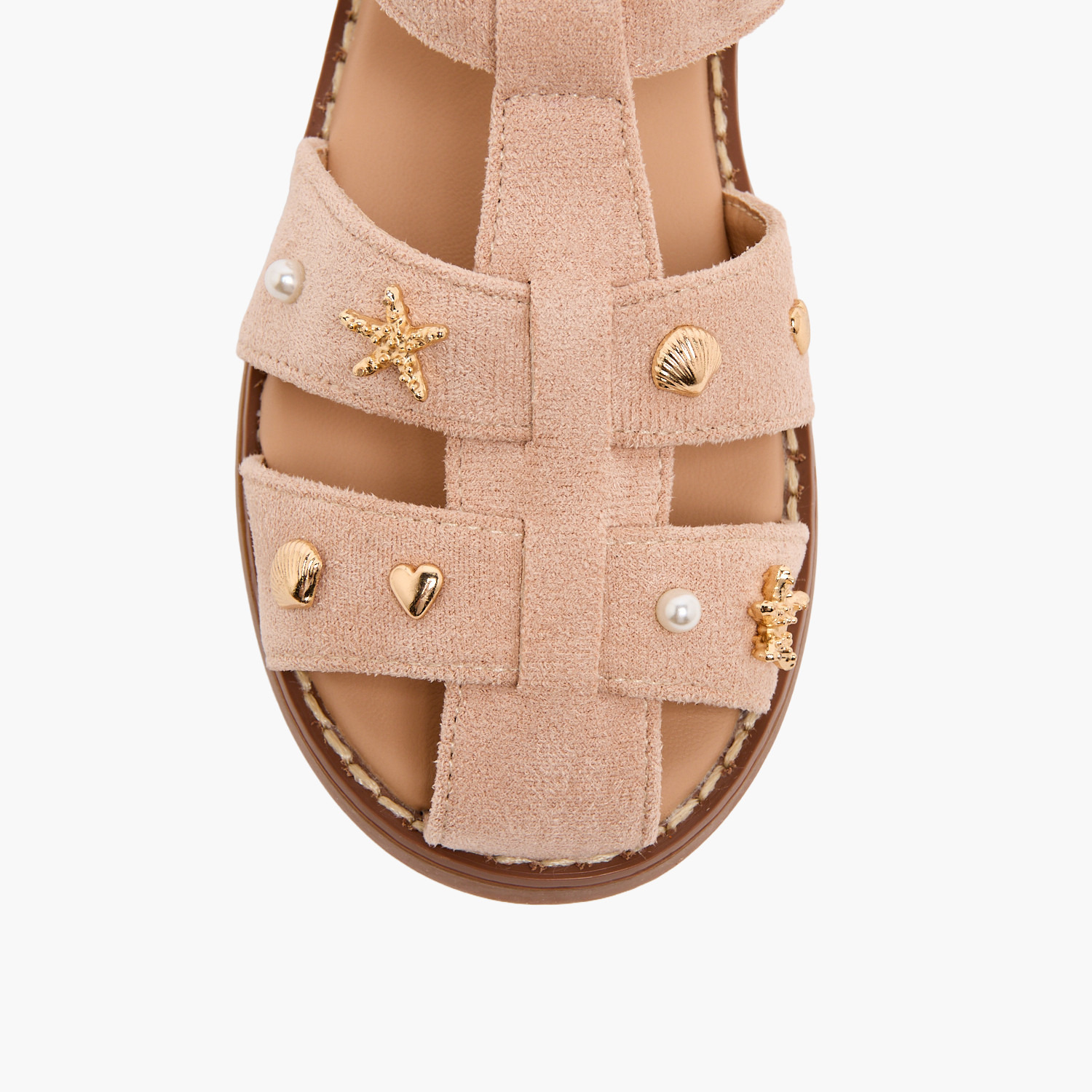 صندل مزين للبنات من ليتل ميسي-girls-shoes-sandals-image-6