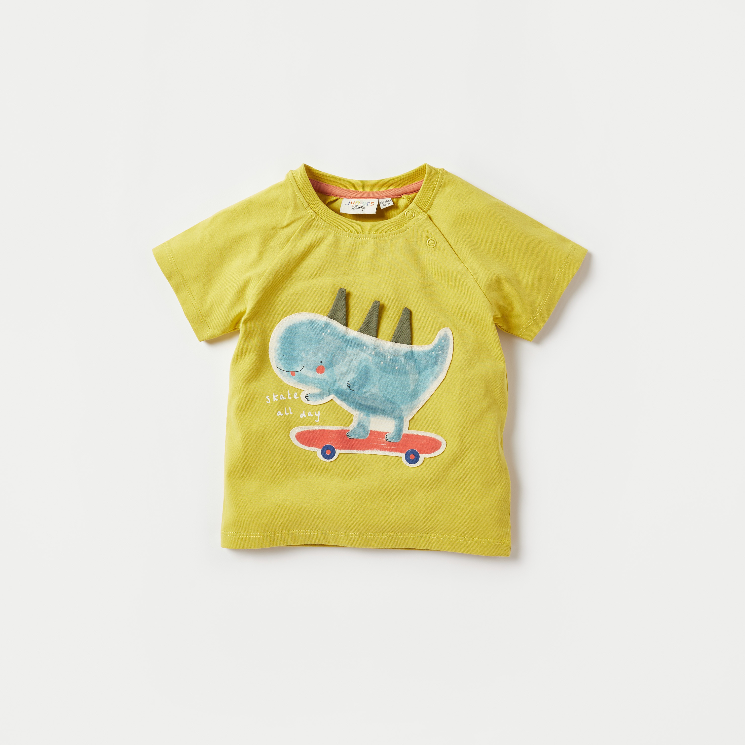 Juniors Dinosaur Applique T-shirt - Set of 3-baby-boys-clothing-tshirtsandpolos-image-2