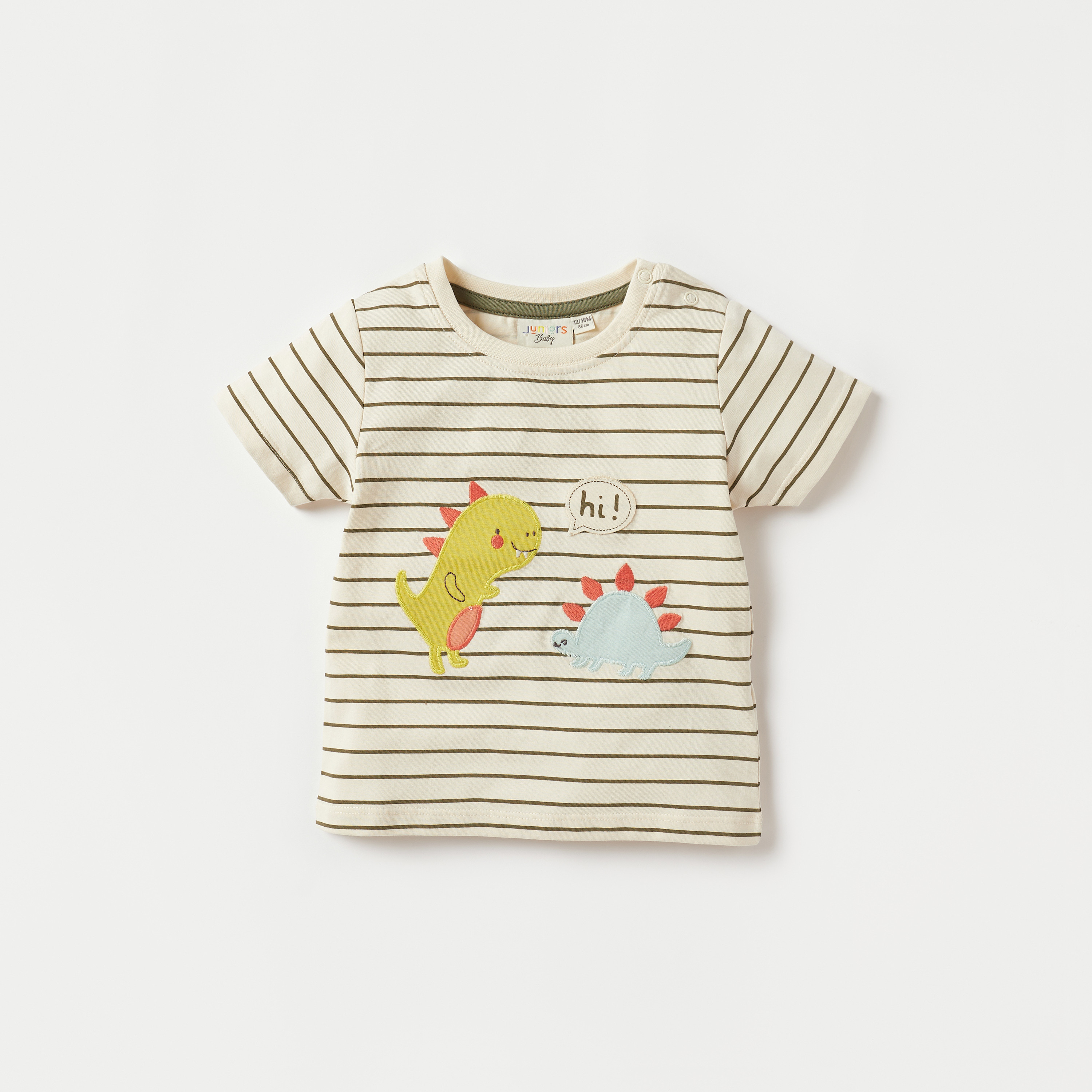 Juniors Dinosaur Applique T-shirt - Set of 3-baby-boys-clothing-tshirtsandpolos-image-3