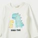 Juniors Dinosaur Print T-shirt with Long Sleeves-T Shirts-thumbnailMobile-1