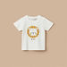 Juniors Printed T-shirt with Short Sleeves-T Shirts-thumbnailMobile-0