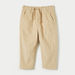 Juniors Solid Corduroy Pants with Drawstring Closure-Pants-thumbnailMobile-0