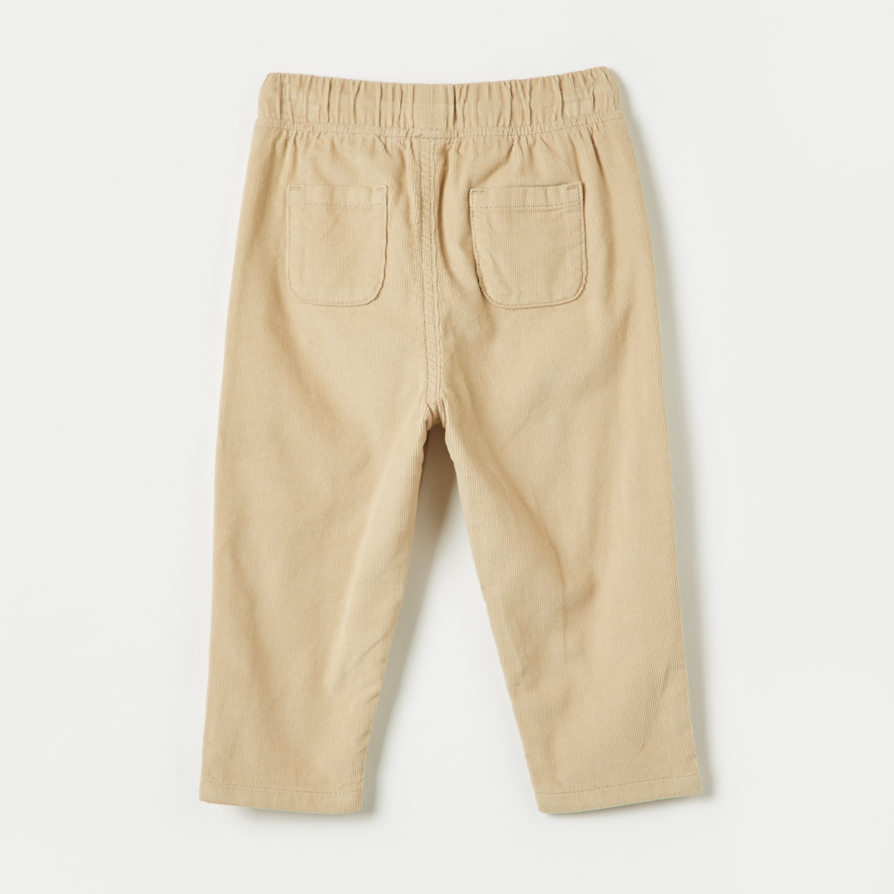 Juniors Solid Corduroy Pants with Drawstring Closure-baby-boys-clothing-bottoms-trousers-image-4