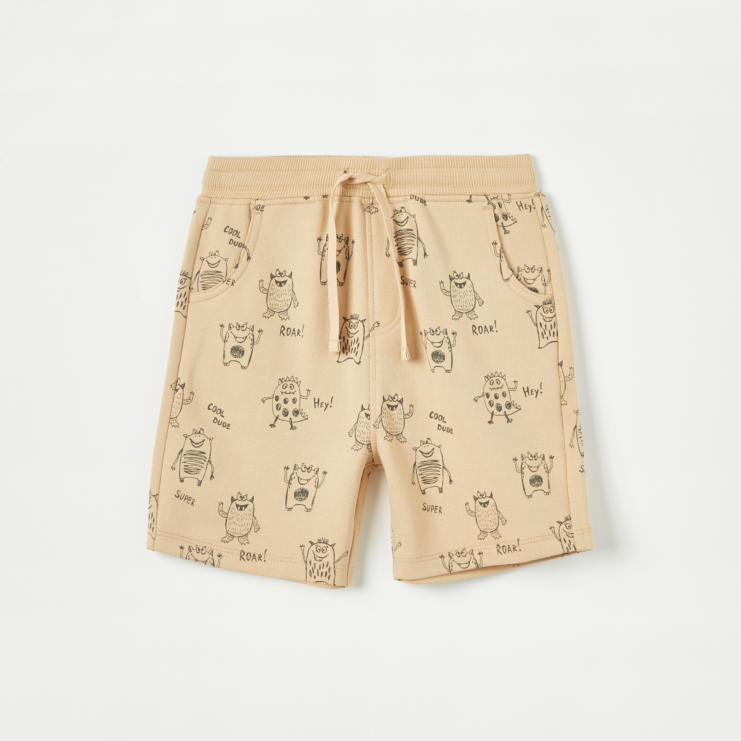Juniors Printed Shorts with Drawstring Closure-baby-boys-clothing-bottoms-shorts-image-1