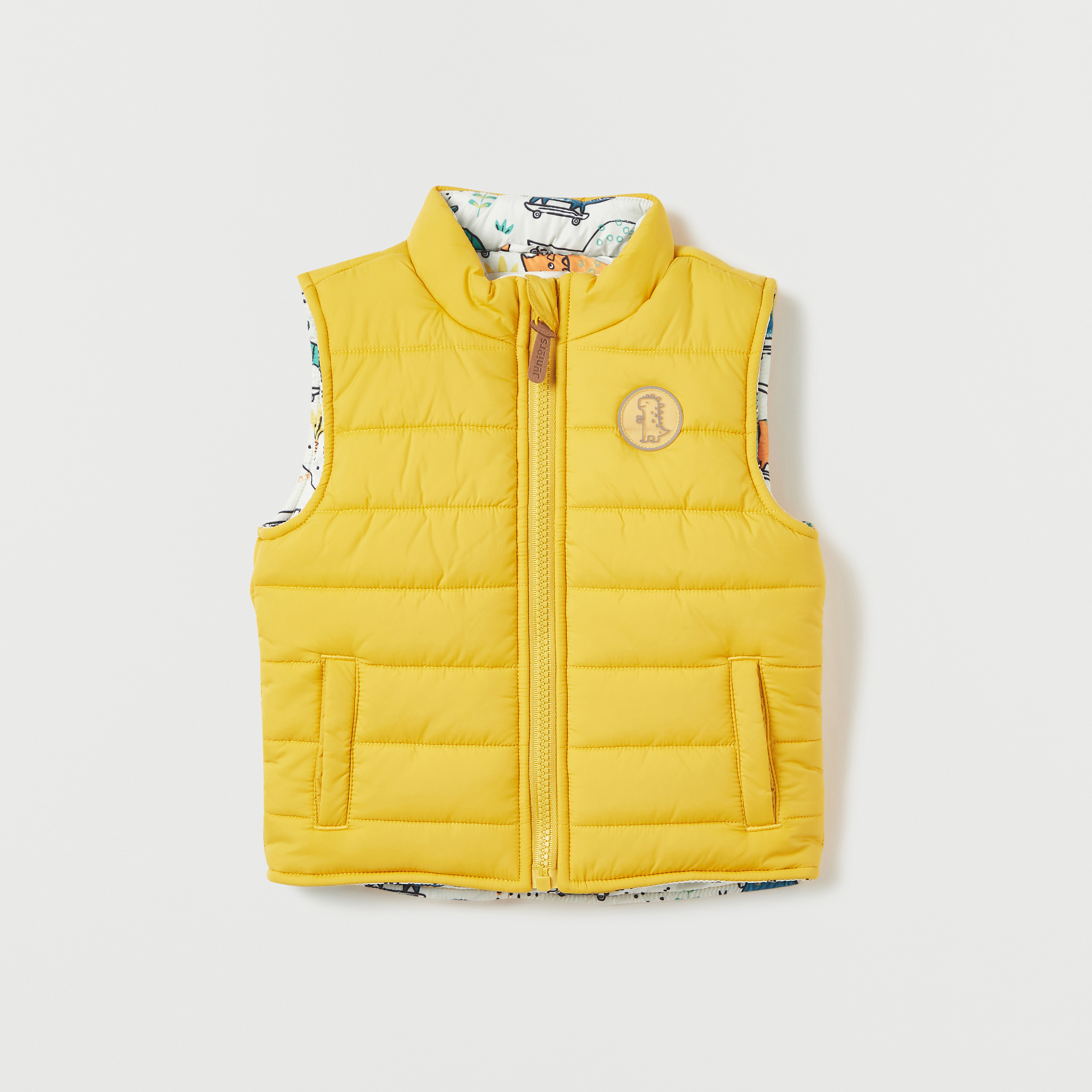 Boys yellow cheap gilet