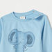 Juniors Graphic Print Pullover with Long Sleeves and Crew Neck-Sweaters and Cardigans-thumbnail-1