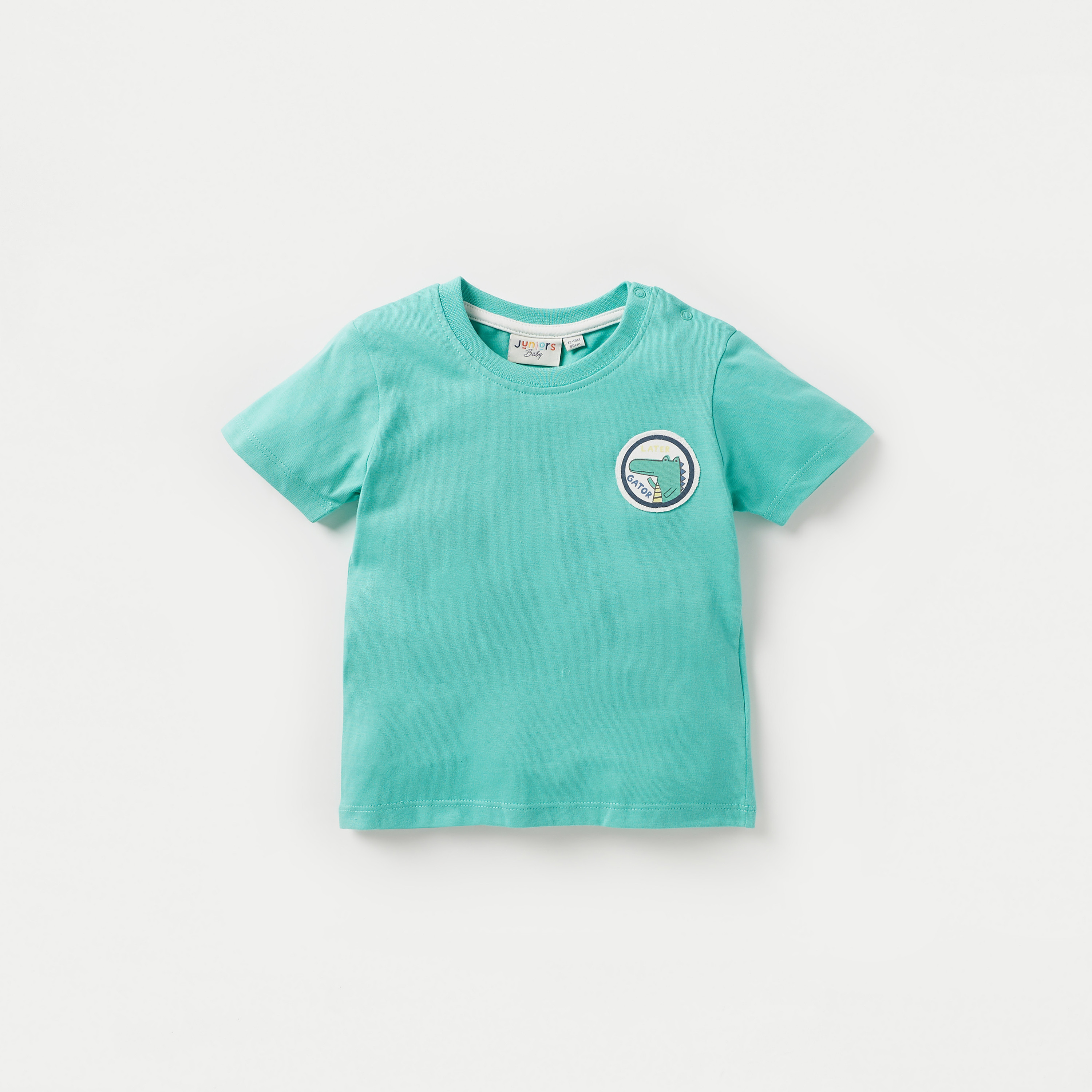 Juniors Printed Dungaree and T-shirt Set-baby-boys-clothing-setsandcoords-image-2