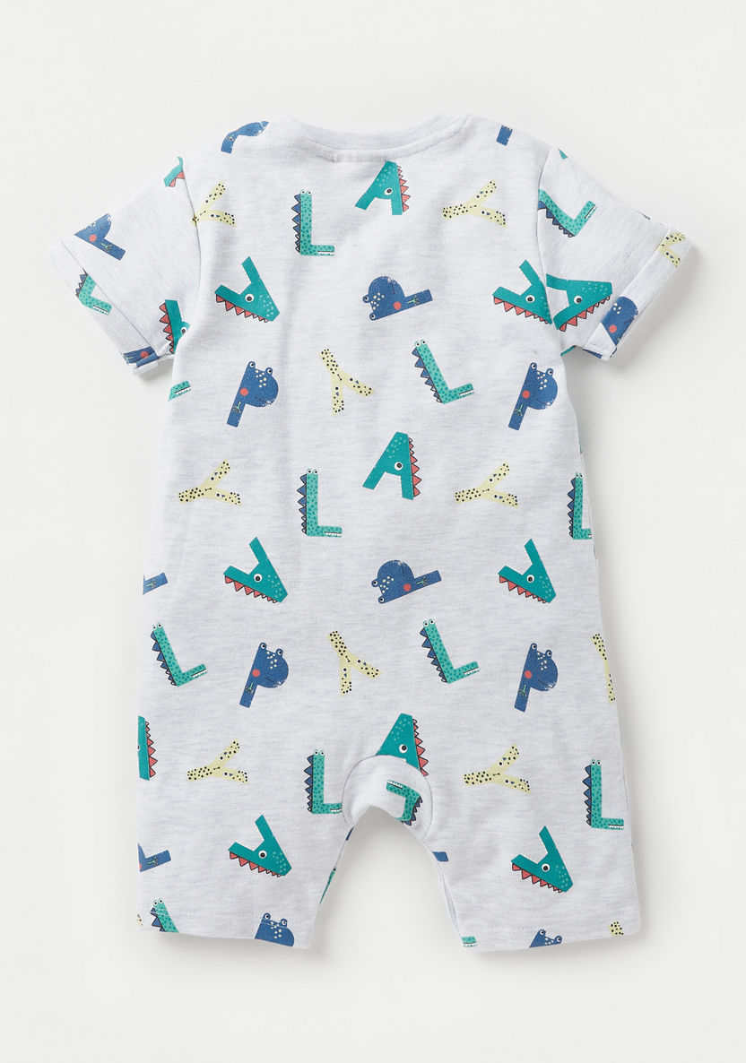 Juniors All-Over Print Rompers with Short Sleeves-Rompers%2C Dungarees and Jumpsuits-image-1