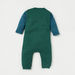 Juniors Embroidered Colourblock Romper with Long Sleeves-Rompers%2C Dungarees and Jumpsuits-thumbnailMobile-1
