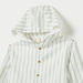 Giggles Striped Long Sleeves Shirt with Hood-Shirts-thumbnail-1