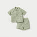 Giggles Textured Shirt and Shorts Set-Clothes Sets-thumbnail-0