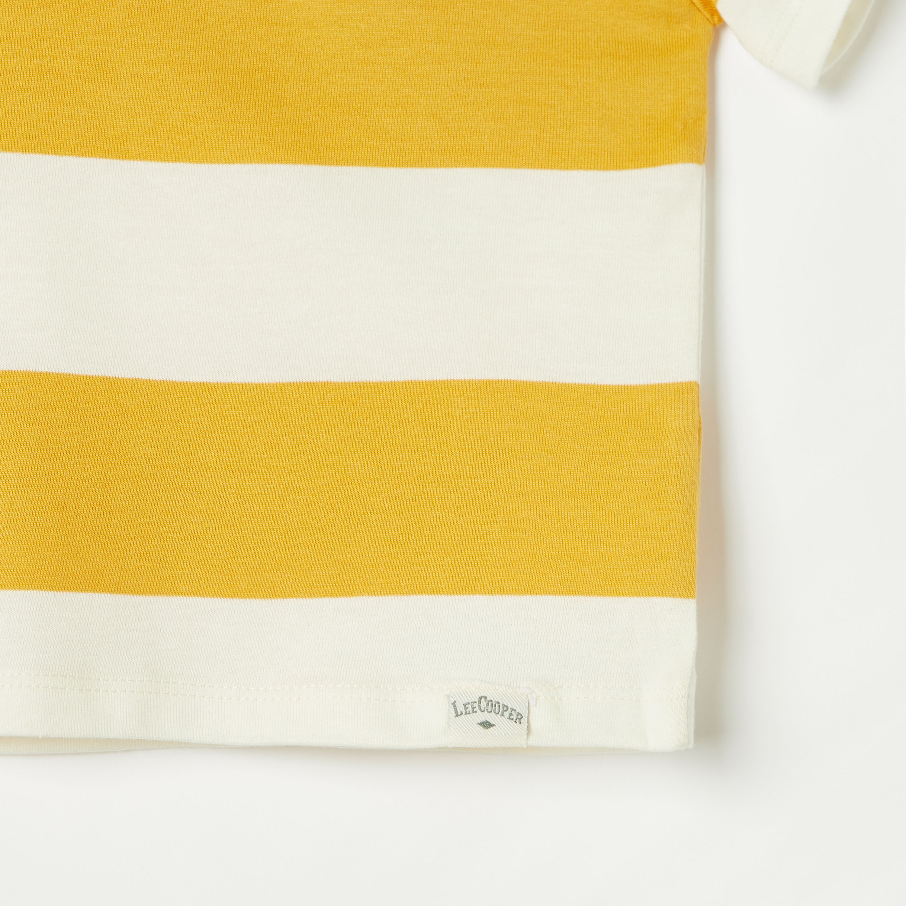 Lee Cooper Striped T-shirt with Short Sleeves-baby-boys-clothing-tshirtsandpolos-image-3