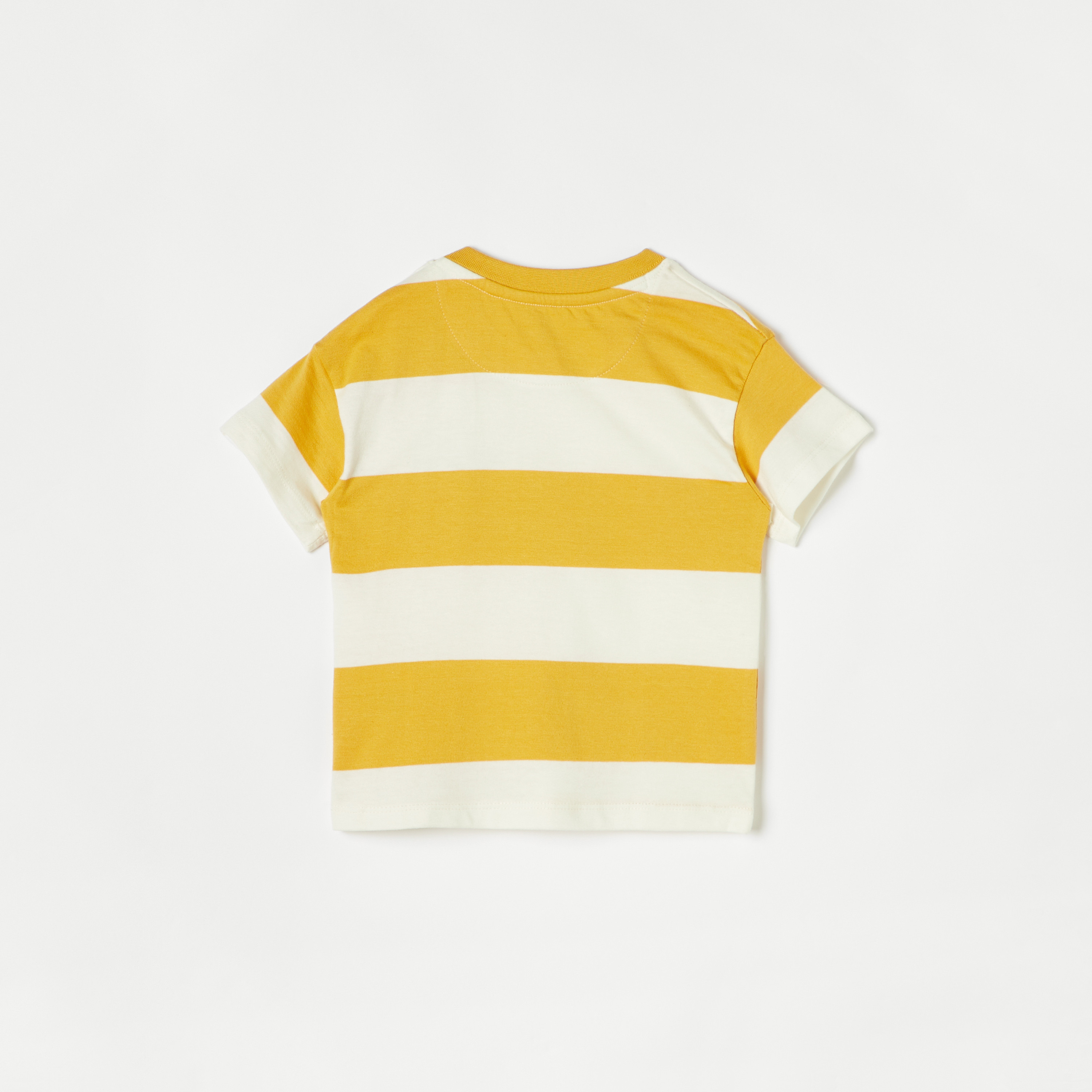 Lee Cooper Striped T-shirt with Short Sleeves-baby-boys-clothing-tshirtsandpolos-image-4