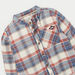 Lee Cooper Checked Shirt with Mandarin Collar and Long Sleeves-Shirts-thumbnail-2