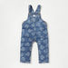 Lee Cooper Printed Dungaree and Solid T-shirt Set-Clothes Sets-thumbnailMobile-2
