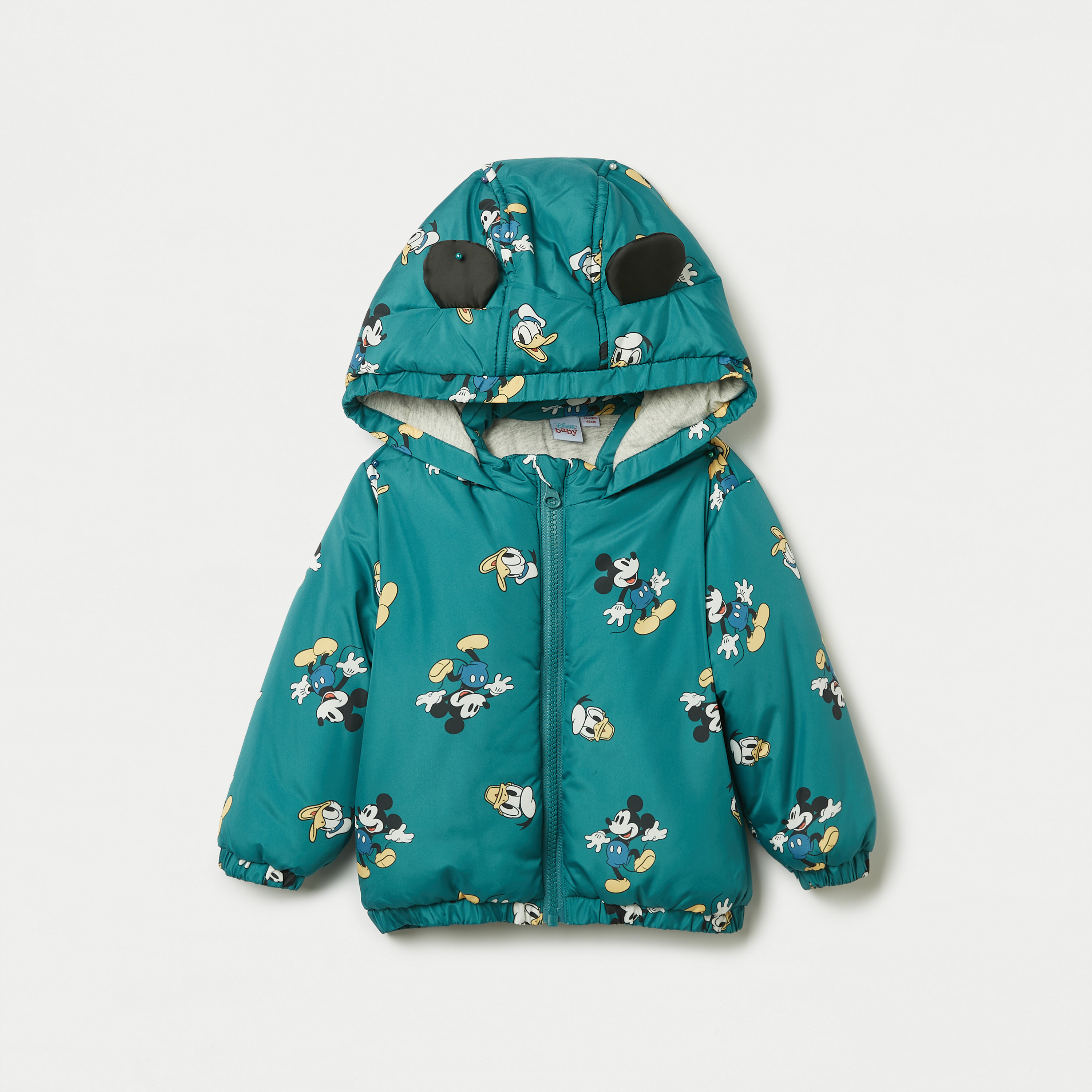 Buy Disney All Over Mickey Mouse and Donald Duck Print Hooded Jacket Online Babyshop UAE