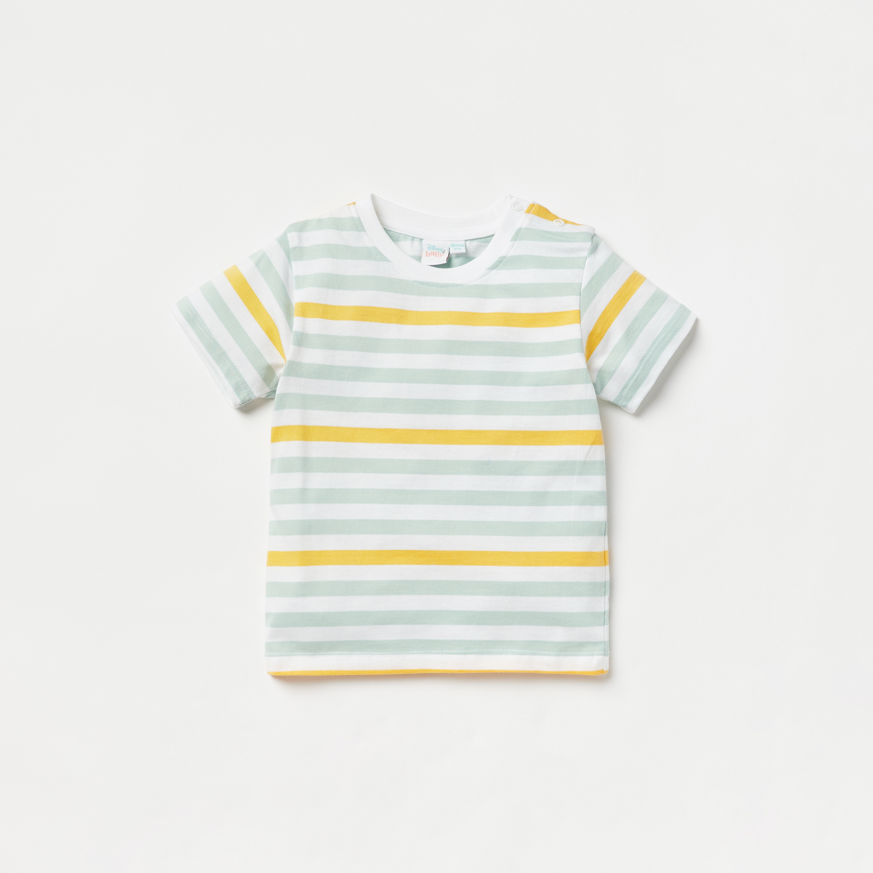 طقم تيشيرت مخطط ودنغري بطبعات ويني ذا بوه من ديزني-baby-boys-clothing-setsandcoords-image-3
