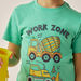 Juniors Graphic Print T-shirt with Short Sleeves and Crew Neck-T Shirts-thumbnail-2