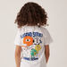 Juniors Printed Crew Neck T-shirt with Short Sleeves - Set of 2-T Shirts-thumbnail-3