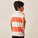 Juniors Stripes Polo T-shirt with Short Sleeves-T Shirts-thumbnail-3