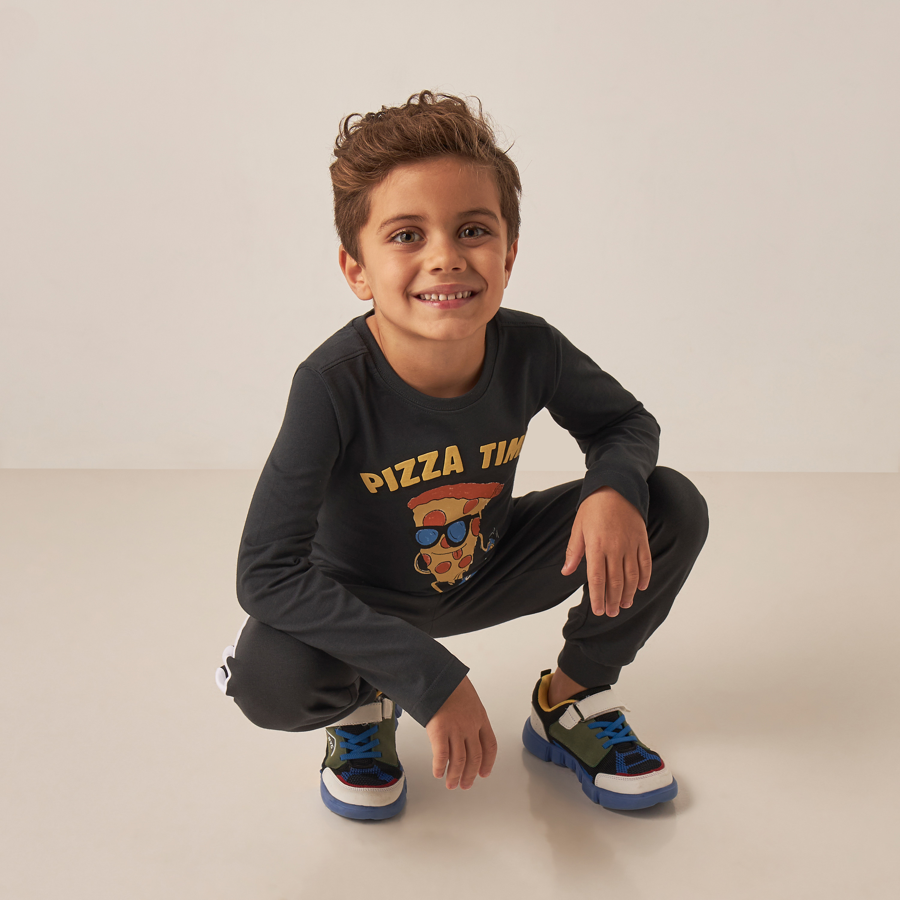 Juniors Printed T-shirt with Long Sleeves-boys-clothing-tshirtsandpolos-image-2