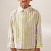 Juniors Striped Shirt with Long Sleeves and Chest Pocket-Shirts-thumbnail-2