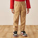 Juniors Textured Pants with Drawstring Closure and Pockets-Pants-thumbnailMobile-0