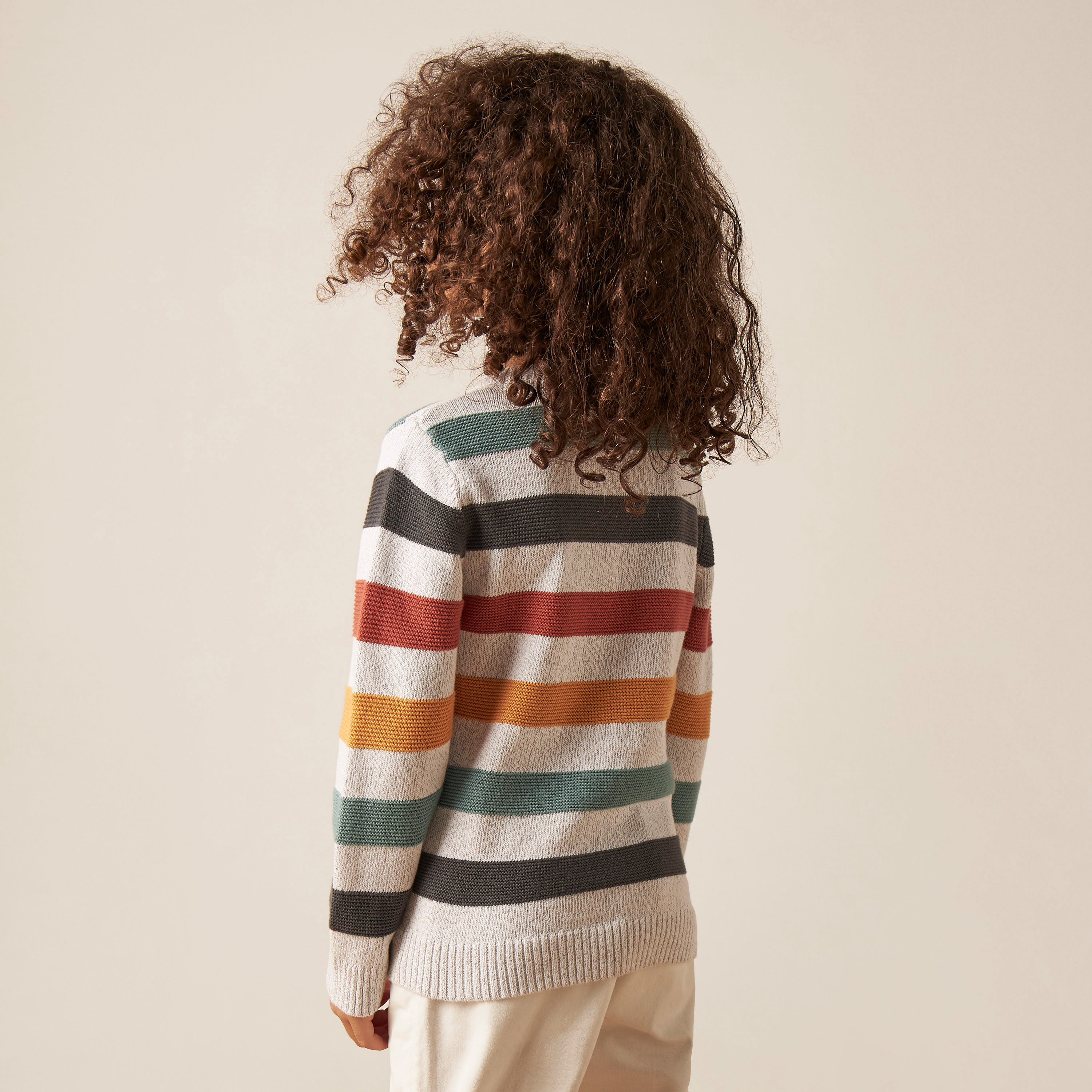 بلوفر مقلم بأكمام طويلة وياقة ضيقة من جونيورز-baby-boys-clothing-winterwear-jumpersandcardigans-image-4