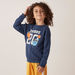 Juniors Graphic Print Pullover with Long Sleeves-Sweaters and Cardigans-thumbnailMobile-0