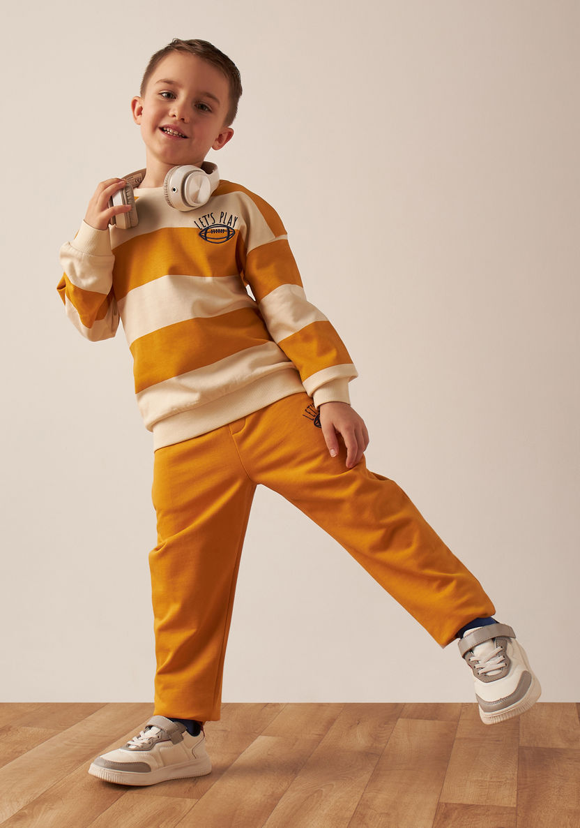 Juniors Striped Sweatshirt-Sweatshirts-image-1