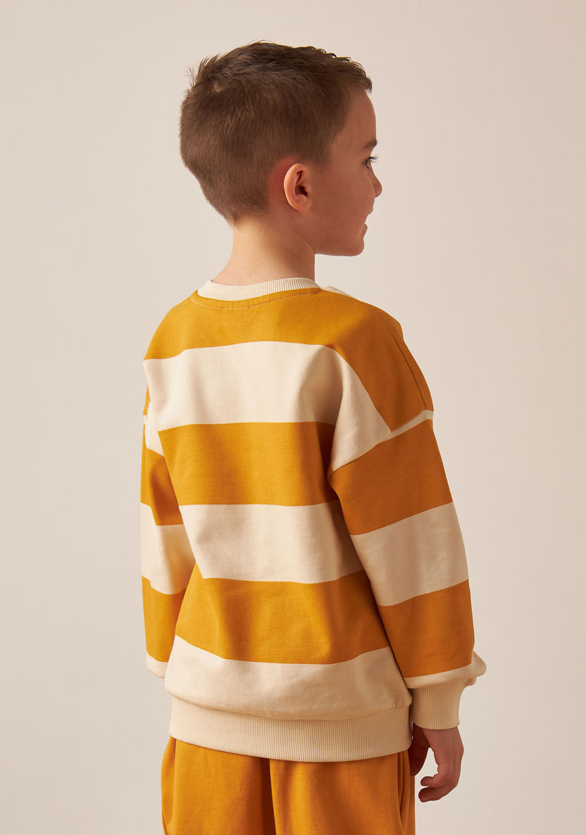 Juniors Striped Sweatshirt-Sweatshirts-image-3