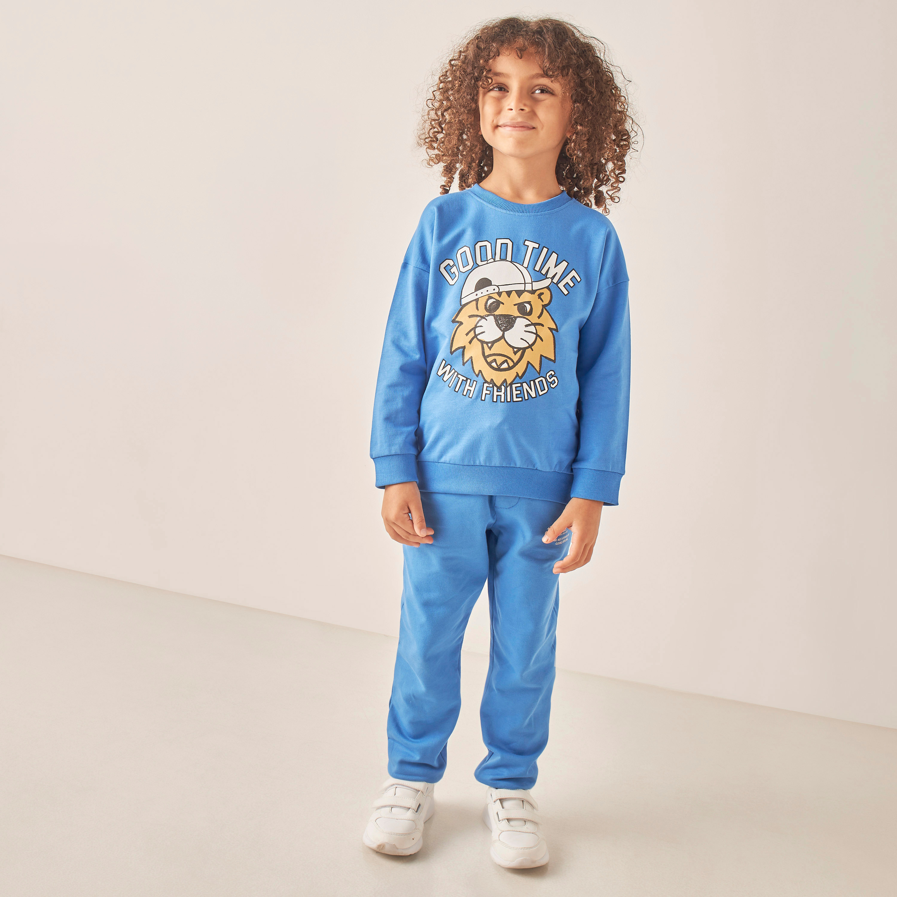 سويت شيرت بياقة ضيقة وأكمام طويلة وطبعات من جونيورز-baby-boys-clothing-winterwear-sweatshirts-image-2