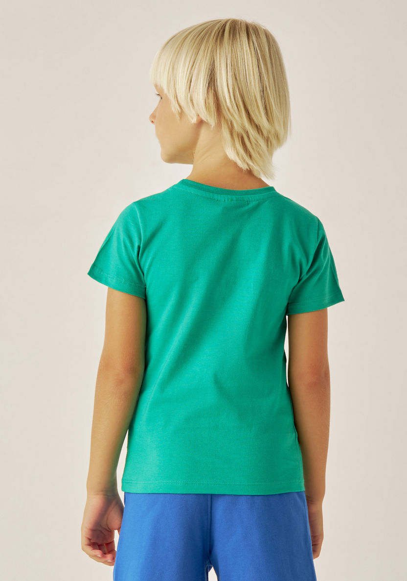 Juniors 3-Piece Printed T-shirts and Shorts Set-Clothes Sets-image-6