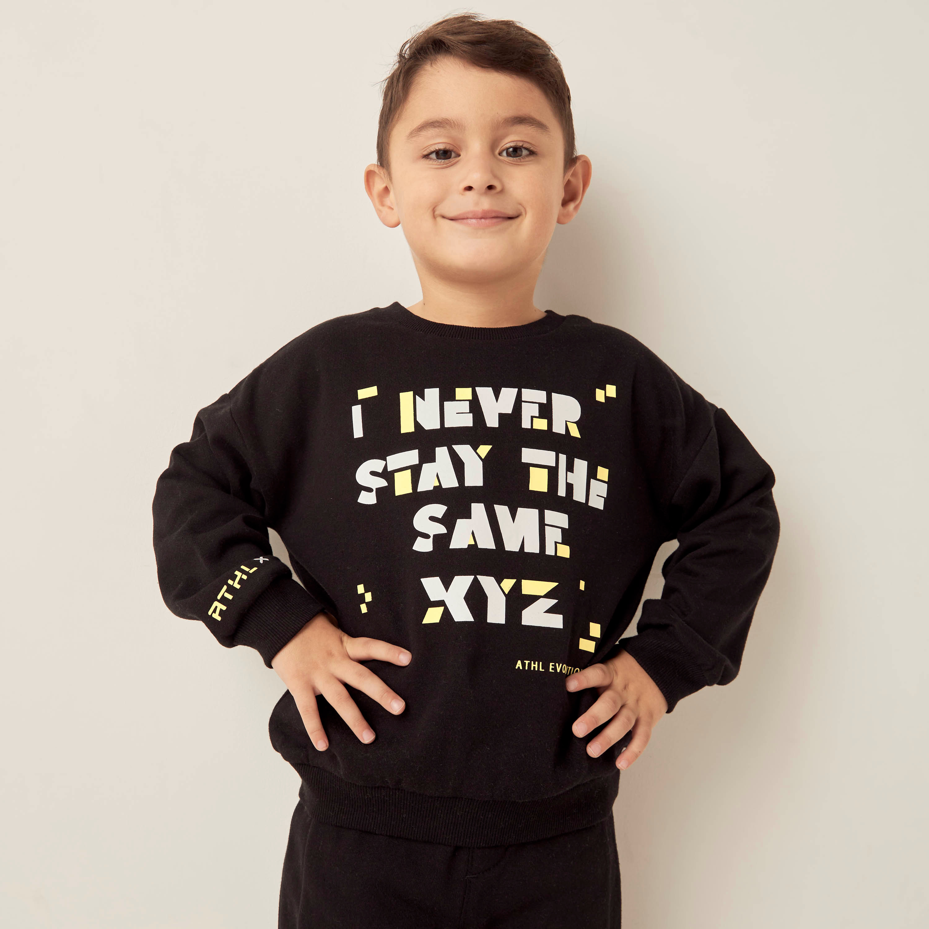 Baby boy crew outlet neck sweatshirt