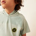 Juniors Panelled Hooded T-shirt and Shorts Set-Clothes Sets-thumbnail-5